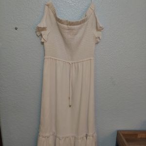 Michael Kors White off the shoulder dress